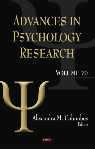 Advances in psychology research.Volume 70
