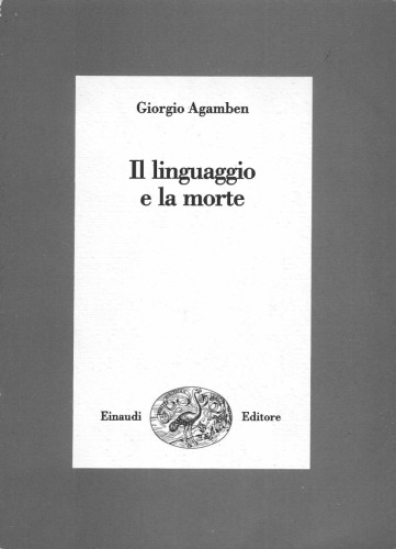 Il linguaggio e la morte