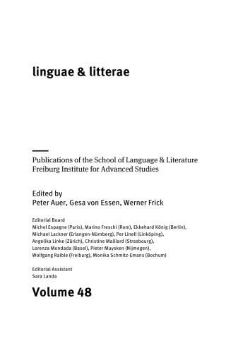 Author and Narrator: Transdisciplinary Contributions to a Narratological Debate