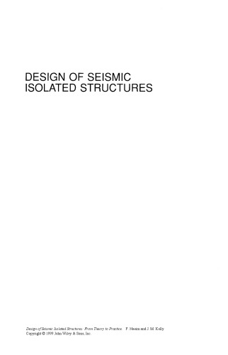 Design of Seismic Isolated Structures: From Theory to Practice