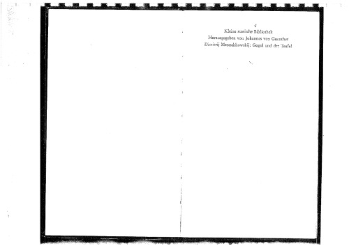 Gogol und der Teufel