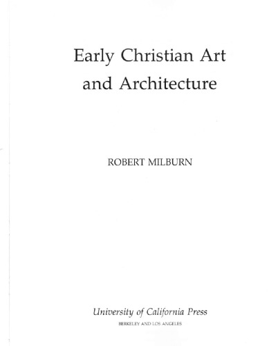 Early Christian art and architecture