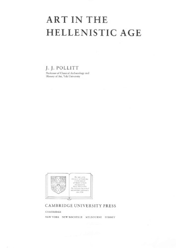 Art in the Hellenistic age