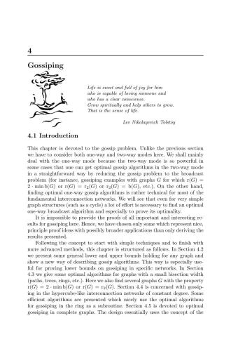 Dissemination of Information in Communication Networks