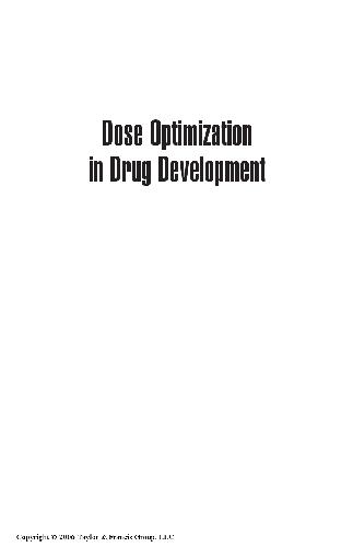 Dose Optimization in Drug Development