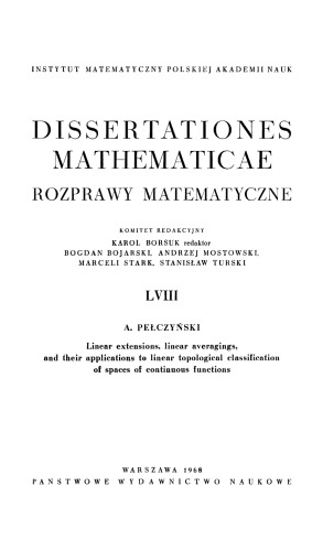 Linear extensions, linear averagings, and their applications to linear topological classification of spaces of continuous functions