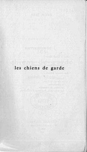 Les Chiens de garde