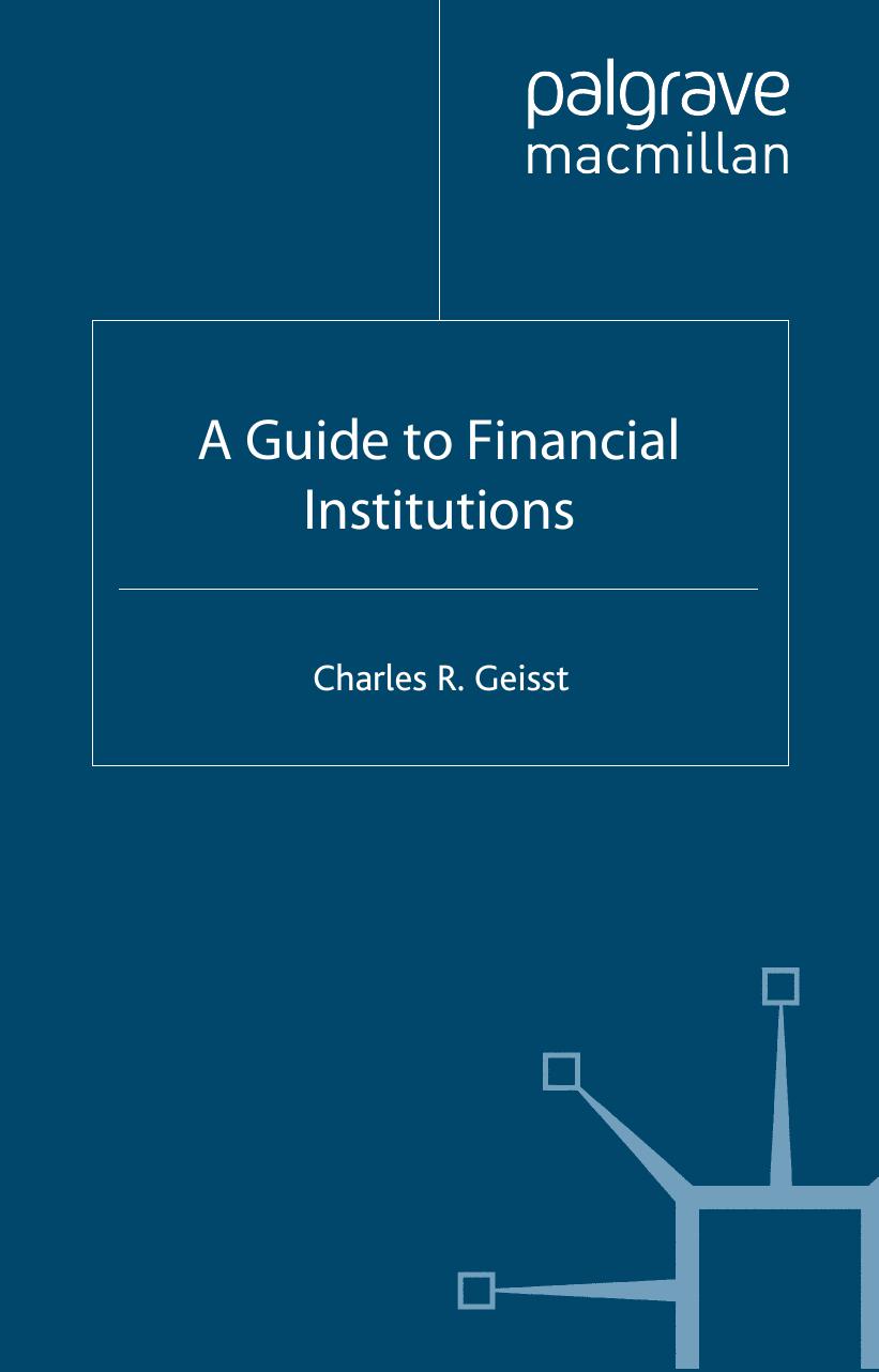 A Guide to the Financial Institutions