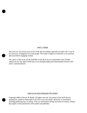 Dynosaur Bodyweight Training