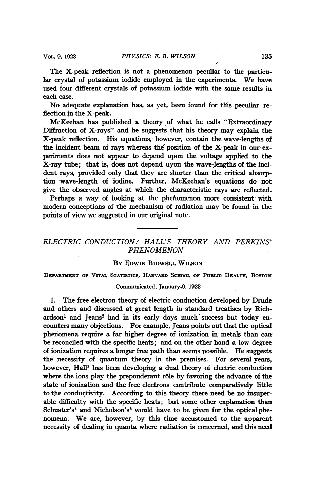 Electric Conduction Halls Theory and Perkins Phenomenon