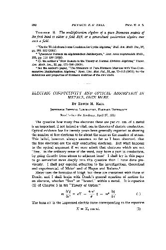 Electric Conductivity and Optical Absorption in Metals, Once More