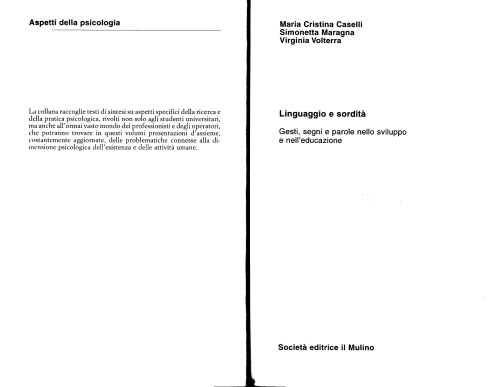 Linguaggio e sordità