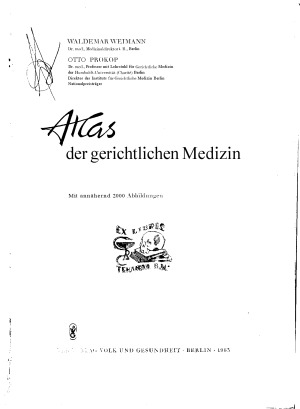 Atlas der gerichtlichen Medizin