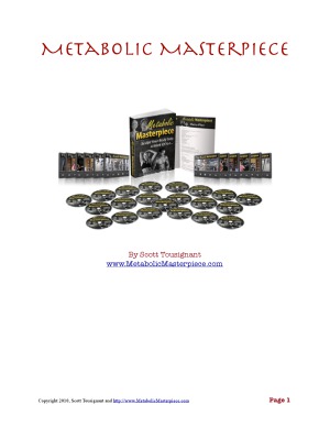 Metabolic Masterpiece