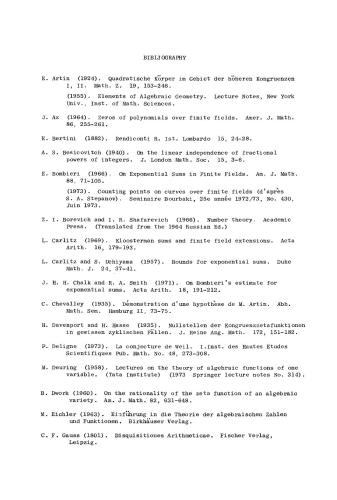 Equations over Finite Fields: An Elementary Approach