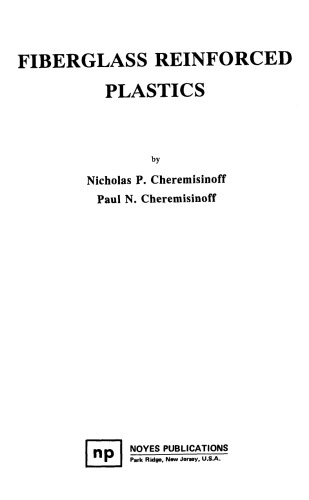 Fiberglass Reinforced Plastics