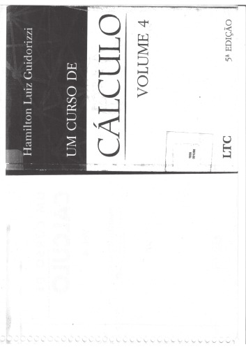 Um Curso de Cálculo, vol. 4