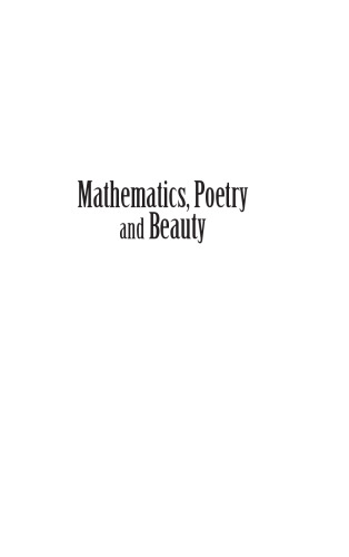 Mathematics, Poetry and Beauty