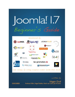 Joomla! 1.7 - Beginner’s Guide 