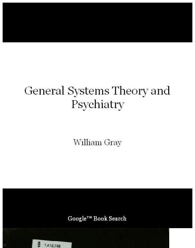 General Systems Theory and Psychiatry