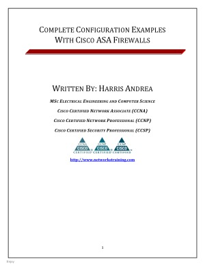 Complete Configuration Examples With Cisco ASA Firewalls