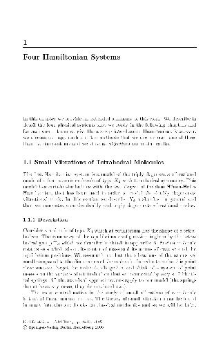 Four Hamiltonian Systems