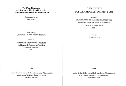 Geschichte des arabischen Schrifttums