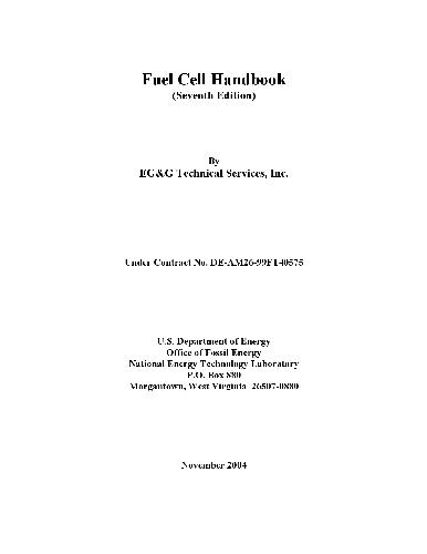 Fuel Cell Handbook