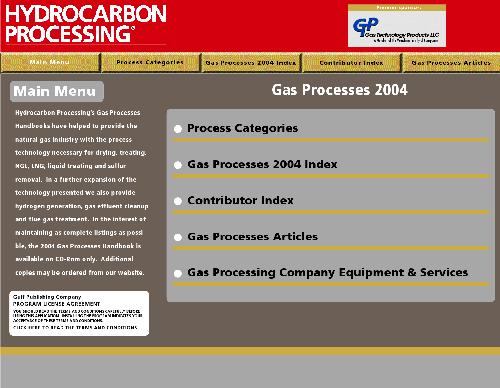 Gas Processes 2004