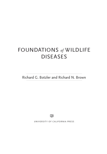 Foundations of wildlife diseases