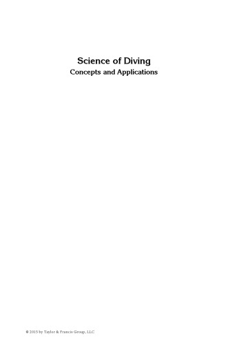 Science of diving : concepts and applications
