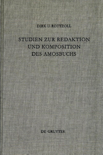 Studien zur Redaktion und Komposition des Amosbuchs