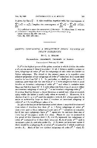 Groups Containing a Relatively Small Number of Sylow Subgroups