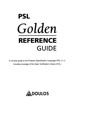 PSL Golden Reference Guide