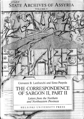 The Correspondence of Sargon II, Part II