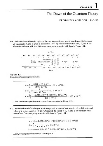 Problems & Solutions to Accompany McQuarrie - Simon Physical Chemistry: A Molecular Approach [CHAPTERS 1~14 ONLY]