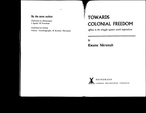 Towards Colonial Freedom
