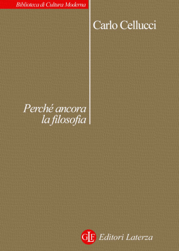 Perché ancora la filosofia