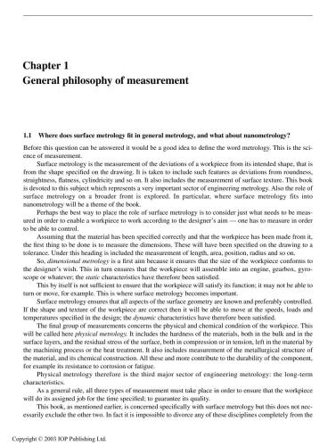 Handbook of Surface and Nanometrology