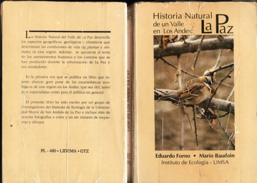 Historia Natural de un Valle en los Andes: La Paz