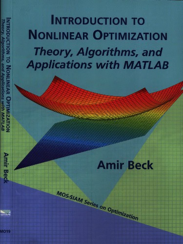 Introduction to Nonlinear Optimization: Theory, Algorithms, and Applications with MATLAB
