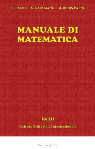Manuale di matematica
