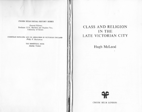 Class and religion in the late Victorian city