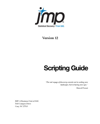 JMP 12 Scripting Guide