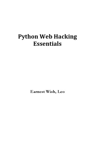 Python Web Hacking Essentials