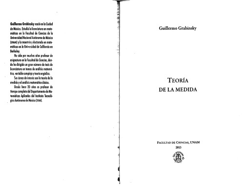 Teoría de la medida