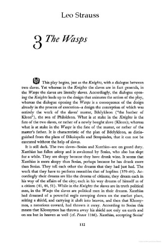 On Aristophanes' ''Wasps