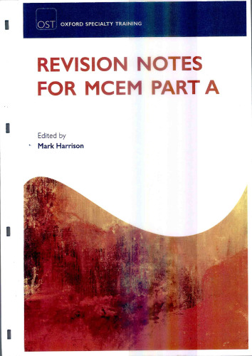 Revision Notes for MCEM Part A