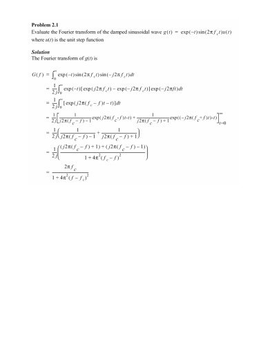 analog and digital communication solution manual