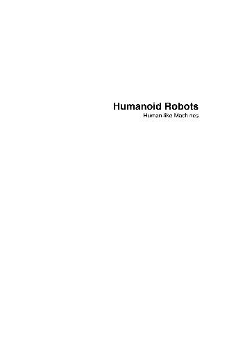 Humanoid Robots. Human-like Machines